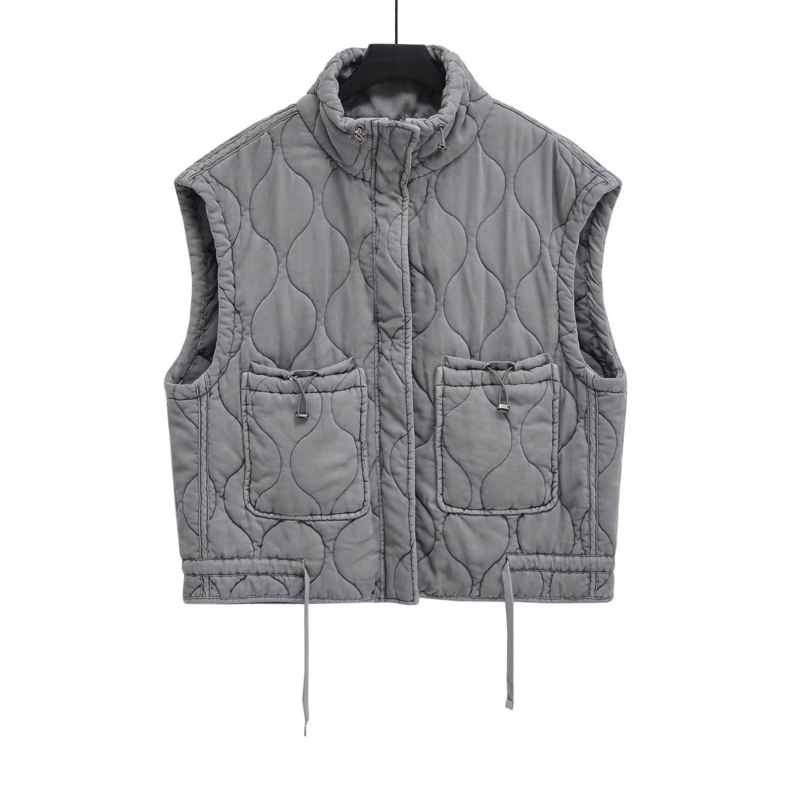 Fall Women's Clothing Casual Tencel Washed Cotton-padded Vest - Bellarte Enchanté Fall Women's Clothing Casual Tencel Washed Cotton-padded Vest